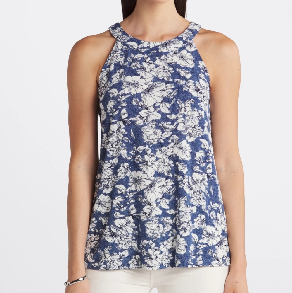 Women's Fortune +Ivy Opal Knit halter top size Small